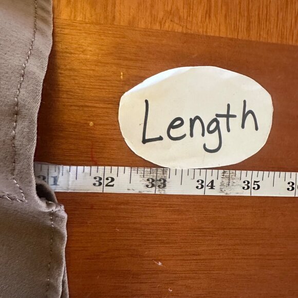 Larry Levine Woman Stretch Taupe Maxi Skirt 20W Polyester Rayon Blend Elastic Wa - Picture 4 of 6